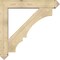 Ekena Millwork Balboa Arts and Crafts Rough Sawn Bracket w/ Offset Brace, Douglas Fir, 8"W x 46"D x 46"H BKT0806X46X46BOA03RDF - alternate 2